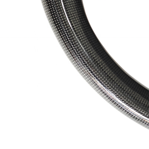 Volante <span class=keywords><strong>Clásico</strong></span> de Fibra de Carbono Rojo Compatible con Porsches Panamera Cayenne Macan 718 911 Caycan 918 Taycan - Product Image 4