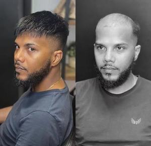 6x9 6x8 7x10 8x10 Base de seda atada a mano PU alrededor de stock listo 100% Sistema de Peluca de peluquín de cabello humano real para hombres 100% de aspecto natural - Product Image 3