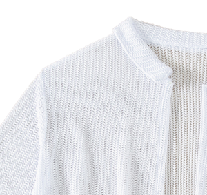 Nouvelle Robe <span class=keywords><strong>de</strong></span> Plage Blanche Évidée Style Européen et Américain <span class=keywords><strong>avec</strong></span> Haut Cache-cœur et Culotte Séparée pour Femme - Product Image 4