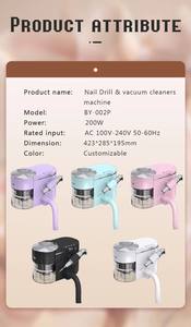 เครื่องเจียรเล็บมืออาชีพ 2-in-1 มอเตอร์ไร้แปรงถ่าน เสียงเบา พร้อมเครื่องดูดฝุ่นสำหรับร้านทำเล็บ - Product Image 2