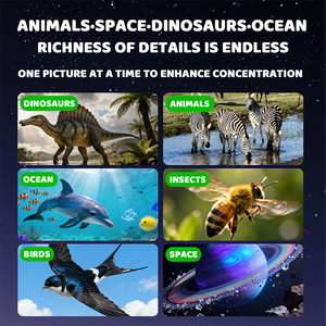 Visionneuse d'images 3D avec diapositives de dinosaures Discovery, visionneuse de films photo 3D stéréo pour enfants et adultes, <span class=keywords><strong>jouet</strong></span> éducatif avec viseur - Product Image 3