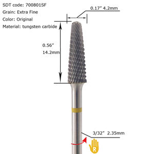 Côn Hình dạng siêu tốt đôi Chip ngắt cắt carbide nha khoa quay BUR - Product Image 4