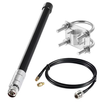 Antenne omnidirectionnelle verticale en fibre de verre pour extérieur 433 MHz 450 MHz à gain élevé