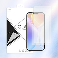 Protection d'écran en verre trempé incassable en aluminium haute performance pour iPhone 17, 16, 15, 14, 13, 12 (compatible i18pro)