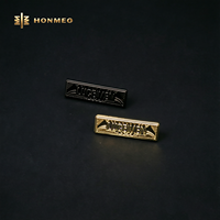 HONMEO OEM ODM Étiquette Métallique Personnalisée en Alliage de Zinc pour Vêtements, Chaussures, Sacs, Jeans – Logo Personnalisé