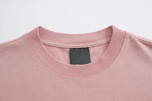 T-shirts personnalisés en gros, style streetwear, avec impression délavée à l'acide, col rond, coupe boxy, style hip-hop, épaules tombantes, pour la création <span class=keywords><strong>de</strong></span> designs sur <span class=keywords><strong>site</strong></span> - Product Image 5