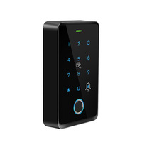 Sistema de Control de Acceso Inteligente a Prueba de Agua, WiFi, Código QR, Tarjeta RFID, Lector Biométrico de Contraseña, Control de Entrada de Puerta