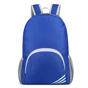 Katlanabilir siyah katlanabilir yansıtıcı sırt çantası katlanabilir alışveriş okul sırt çantası