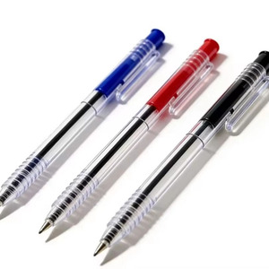 Stylo bille rentrée scolaire en gros, encre à séchage rapide, papeterie étudiante, léger, multicolore, design simple, pas cher - Product Image 4