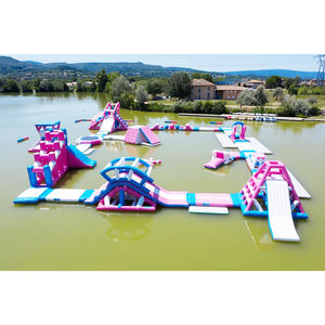 Parque Acuático Inflable Myrtle Beach Aqua Park Inflable <span class=keywords><strong>Wake</strong></span> <span class=keywords><strong>Island</strong></span> Waterpark - Product Image 3