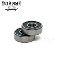 Roulement à billes à gorge profonde en acier chromé haute vitesse 608 609 avec cage en fer, précision P2/C0 2RS, pour roues de porte coulissante et de fenêtre