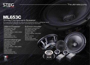 <span class=keywords><strong>Steg</strong></span> Ml653 3-Wege Top-Speaker mit Brax Helix Blam High-End - Product Image 2