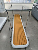 Ponton flottant gonflable antidérapant en EVA pour quai de bateau, yacht, lac, piscine