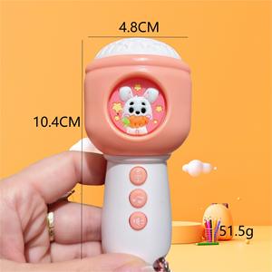 Nuevo Micrófono Musical Infantil, Máquina de Karaoke, Llavero Divertido, Juguete de Grabación Antiestrés, Colgante de Plástico con Diseño de Animal de Dibujos Animados - Product Image 4