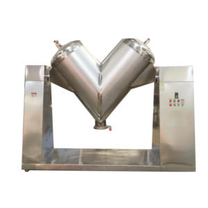 Mélangeur de poudre de type V à haut rendement parfait pour un mélange homogène d'ingrédients alimentaires secs et de granulés chimiques - Product Image 4