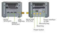 TWOWIN Nvidia Jetson Orin Nano Super 8GB 67TOPS AI Edge Box Industrial T205 Placas y kits de desarrollo Potencia de computación