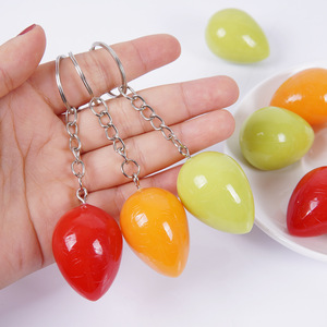 Colgante de tomate cherry a escala 1:1, fruta de juguete realista, adorno de tomate cherry realista en forma de lágrima. - Product Image 2