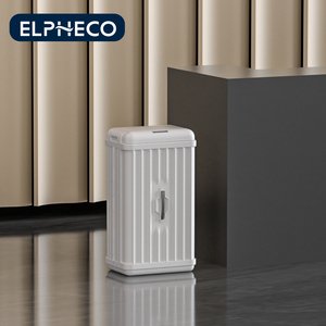 ELPHECO Bote <span class=keywords><strong>de</strong></span> <span class=keywords><strong>Basura</strong></span> <span class=keywords><strong>de</strong></span> Reciclaje con Sensor Inteligente, Plástico Automático Plegable <span class=keywords><strong>de</strong></span> Gran Capacidad con Tapa para Uso Doméstico - Product Image 4