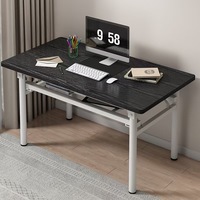 Bureau d'écriture modulaire pliable en métal robuste et extensible avec fixation murale pour bureau à domicile moderne