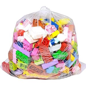 24x24 Inch Clear Plastic <b>Bags</b> Heavy Duty 2 Mil Three Side Seal For Packaging Storage Shipping 50 Pcs - Product Image 1