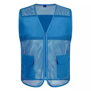 Chaleco de malla para niños, color verde frutal, con bolsillos, ropa para actividades al aire libre de verano para estudiantes de primaria - Product Image 2