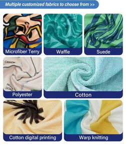 Custom Design Quick Dry <b>Microfiber</b> <b>Beach</b> Travel Large Sand Free <b>Towel</b> for <b>Beach</b>, Camping, Swim Pool Gym Sports Yoga - Product Image 4