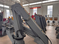 Grue hydraulique à réponse rapide pour bateaux de patrouille, navires de sauvetage et opérations de services d'urgence