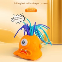 Cadeaux amusants et farfelus : Jouets anti-stress en caoutchouc pour enfants - Jouets à tirer anti-anxiété Monstre hurlant extensible