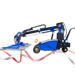 Elevador móvil de vacío de vidrio eléctrico de elevación de piedra Risenmega de 1000kg, elevador de vacío de chapa de uso Industrial con grúa de brazo 1T - Product Image 6