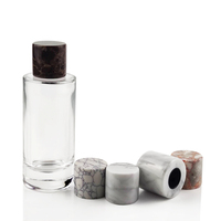 Paquet de parfum de luxe de haute qualité de vente directe d'usine 15fea couvercle de parfum en marbre véritable bouchon en marbre naturel recyclable écologique