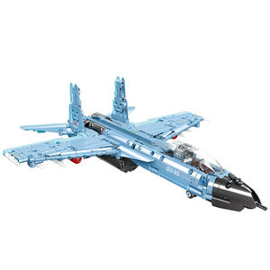 JIESTAR 58122 707 ชิ้น ชุดเครื่องบินแบบดึงกลับ Su-35 <span class=keywords><strong>เครื่องบิน</strong></span><span class=keywords><strong>รบ</strong></span> บล็อกตัวต่อแบบเทคนิค ของเล่นเสริมพัฒนาการ ของขวัญเทศกาล - Product Image 1
