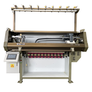 Machine à tricoter double professionnelle à grande vitesse (1,6 m/s) et contrôle informatisé pour cols d'uniformes scolaires - Product Image 3