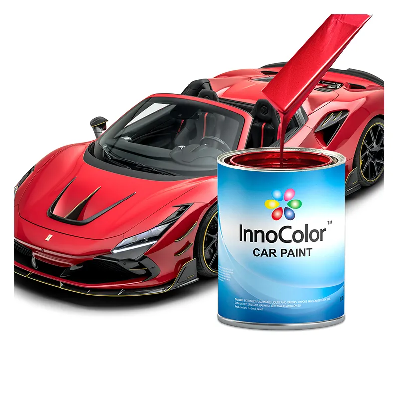 Auto Refinish Spray 2K Hittebestendige Auto Reparatie Verf Automotive Auto Verf 2K Zwart