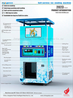 Offre Spéciale Libre-Service Distributeur Automatique De Glace Coût de L'entreprise