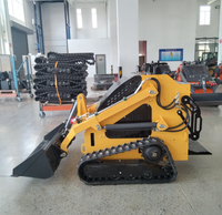 TC460 mini chargeuse skidsteer chinoise bon marché moteur diesel epa sur chenilles mini chargeuse compacte sur chenilles avec accessoires sur chenilles