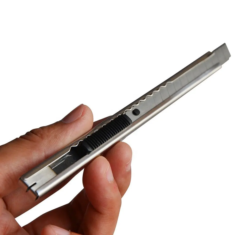 Cuchillo cortador delgado con cuchillas de 30 grados, 9mm, ligero
