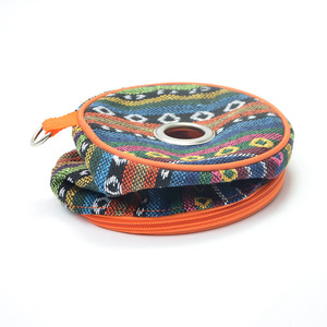 Boîte à mouchoirs de style ethnique 15x15x2cm, sac de toilette portable au design bohème pour l'extérieur, pour la voiture et la maison - Product Image 5