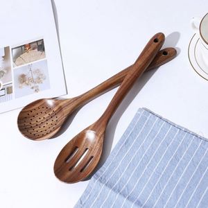 Home Kitchen Utensils <b>Set</b> Wooden Teak Wood Scraper and Spatula Cooking Tools - Product Image 3