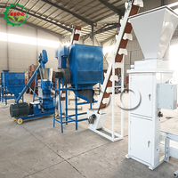 Machine à fabriquer des aliments pour animaux de grande capacité, machine à extruder des granulés pour volailles et bétail, machine à former des granulés pour les entreprises d'alimentation animale