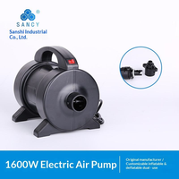 Pompe à air portable 1600W pour arche gonflable, ballon et présentoir d'événements, alimentation CA 110V 220V