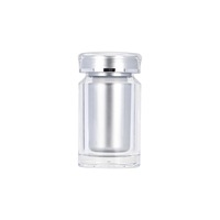 Flacon de complément alimentaire 60 ml ; Flacon d'emballage pharmaceutique pour comprimés ; Acrylique de qualité alimentaire haut de gamme, capacité de 30 capsules