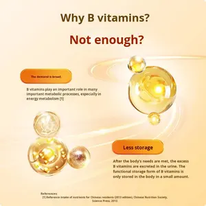 Complément de vitamines <span class=keywords><strong>B</strong></span> en comprimés pour usage alimentaire Chine continentale - Product Image 3