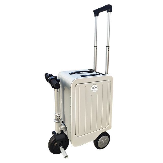 Alilotop Intelligent Lightweight Self-Balancing Electric Scooter Modern Durable Aluminum Suitcase Eco-Friendly Carry-On Travel