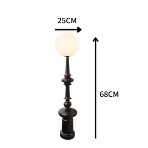 Offre Spéciale nouveauté E27 ampoule résine <span class=keywords><strong>lampadaire</strong></span> verre <span class=keywords><strong>abat</strong></span>-<span class=keywords><strong>jour</strong></span> LED debout éclairages de sol standard pour salon - Product Image 2