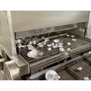 Machine de nettoyage industrielle à bande convoyeur, pour LED, estampage des tasses de lampe en aluminium, utilisation en ligne d'usine, dégraissage et séchage - Product Image 3