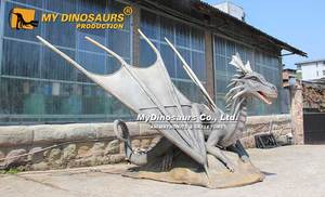 Decoración de Jardín MY DINO, Modelo de Dragón de Tamaño Real con Control Remoto en Venta - Product Image 6