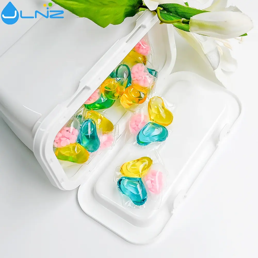 Commercial liquid laundry detergent capsules oem laundry gel pods detergent cleaning product for washing clothes