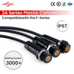 링크하이브 맞춤형 디자인 P 시리즈 TAG ZKG 2-19핀 컬러풀 플러그 소켓 플라스틱 의료용 커넥터 (수술용) - Product Image 2