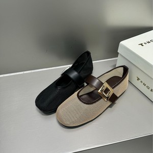 <span class=keywords><strong>Ballerine</strong></span> OEM ODM da <span class=keywords><strong>Donna</strong></span> <span class=keywords><strong>con</strong></span> Rete Traforata, in Ecopelle, <span class=keywords><strong>con</strong></span> Cinturino alla Caviglia, Traspiranti, <span class=keywords><strong>Tacco</strong></span> Basso, Comode per Camminare - Product Image 5