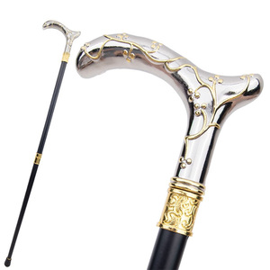 Canne de marche Rufengbao 95cm en acier carbone, poignée en T, pour homme - Product Image 5